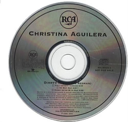 Christina Aguilera Dirrty CD single (CD5 / 5") US AAGC5DI224873