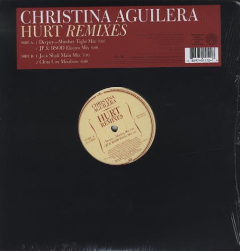 Christina Aguilera Hurt Remixes 12" vinyl single (12 inch record / Maxi-single) US AAG12HU387414