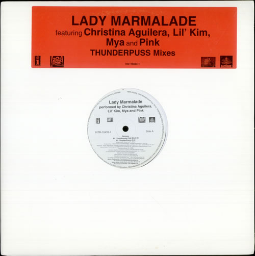 Christina Aguilera Lady Marmalade 12" vinyl single (12 inch record / Maxi-single) US AAG12LA194033