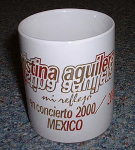 Christina Aguilera Mug memorabilia Mexican AAGMMMU201638