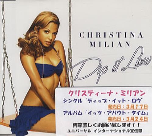 Christina Milian Dip It Low CD single (CD5 / 5") Japanese CMIC5DI321610