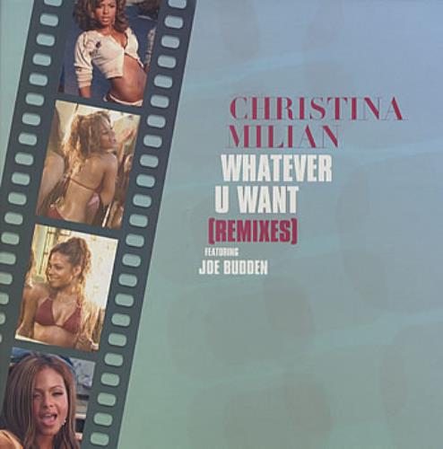 Christina Milian Whatever U Want - Remixes 12" vinyl single (12 inch record / Maxi-single) European CMI12WH305505
