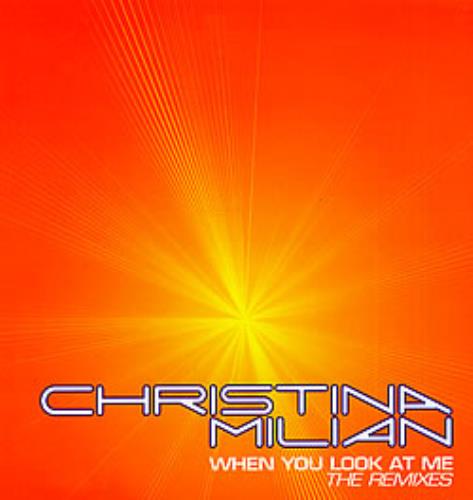 Christina Milian When You Look At Me 12" vinyl single (12 inch record / Maxi-single) UK CMI12WH217822