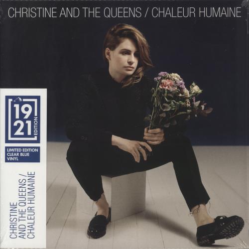 Christine And The Queens Chaleur Humaine: HMV 1921 - Blue Vinyl vinyl LP album (LP record) UK I68LPCH870119
