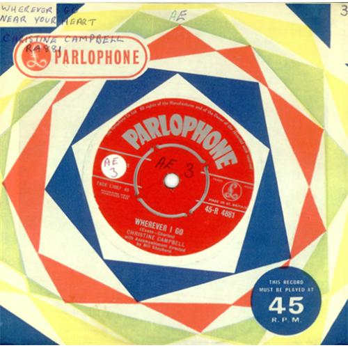 Christine Campbell Wherever I Go 7" vinyl single (7 inch record / 45) UK CTM07WH420936