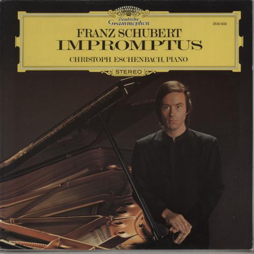 Christoph Eschenbach Schubert: Impromptus vinyl LP album (LP record) German QJ4LPSC670886