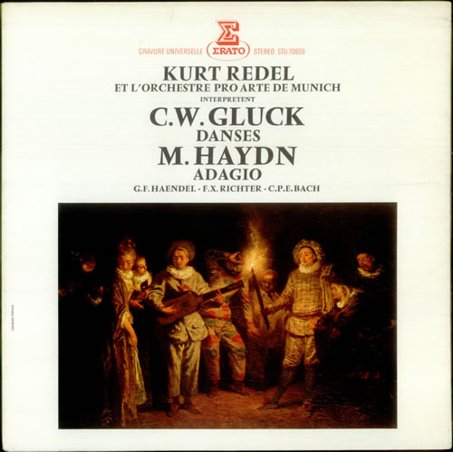 Christoph Willibald Gluck Danses / Adagio vinyl LP album (LP record) French GH7LPDA537896