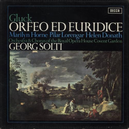 Christoph Willibald Gluck Gluck: Orfeo Ed Euridice Vinyl Box Set UK GH7VXGL880461