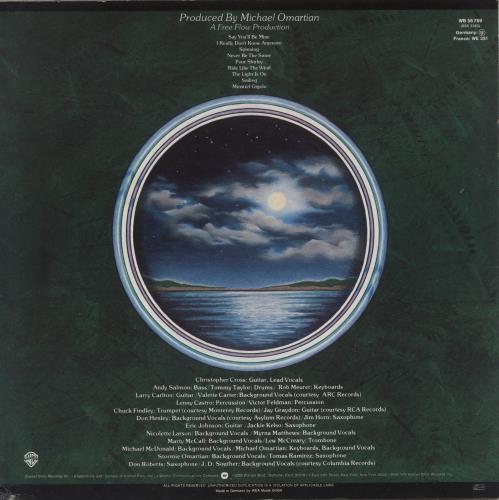 Christopher Cross Christoper Cross vinyl LP album (LP record) German CRCLPCH374847