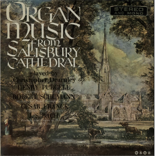 Christopher Dearnley Organ Music From Salisbury Cathedral vinyl LP album (LP record) UK H7TLPOR641317
