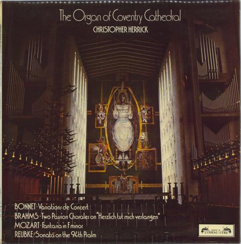 Christopher Herrick The Organ Of Coventry Cathedral vinyl LP album (LP record) UK I7RLPTH771754