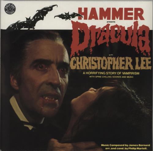 Christopher Lee Hammer Presents Dracula - Mist Enshrouded Blood Infused Virgin Vinyl vinyl LP album (LP record) UK CL2LPHA658588