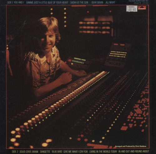 Christopher Rainbow Looking Over My Shoulder vinyl LP album (LP record) UK CBOLPLO117588