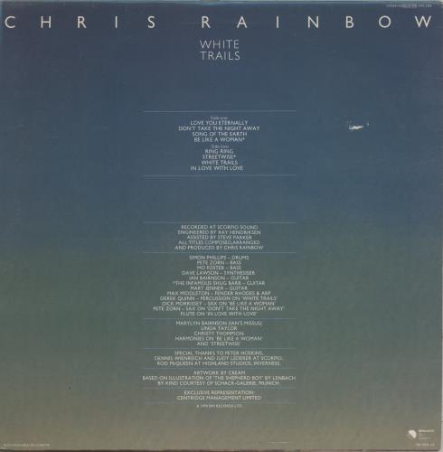 Christopher Rainbow White Trails vinyl LP album (LP record) UK CBOLPWH117587