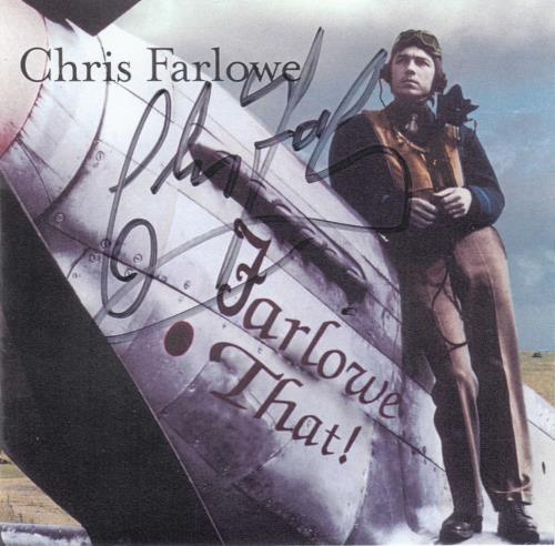 Chris Farlowe Farlowe That! - Autographed CD album (CDLP) UK CFACDFA776891