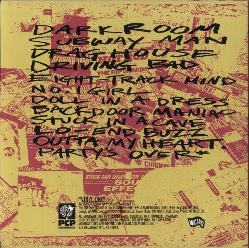 Chrome Cranks The Chrome Cranks vinyl LP album (LP record) US L3VLPTH829095