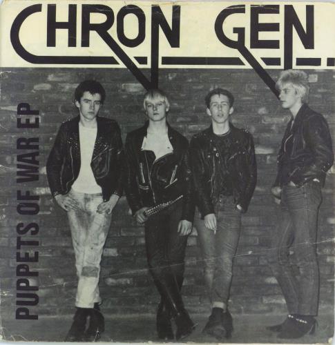 Chron Gen Puppets Of War EP 7" vinyl single (7 inch record / 45) UK C3T07PU789028