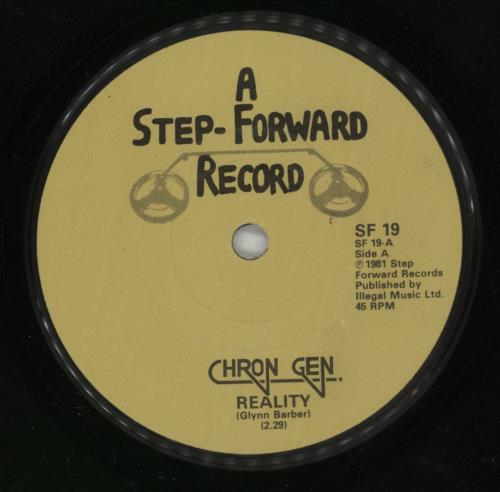 Chron Gen Reality 7" vinyl single (7 inch record / 45) UK C3T07RE604484
