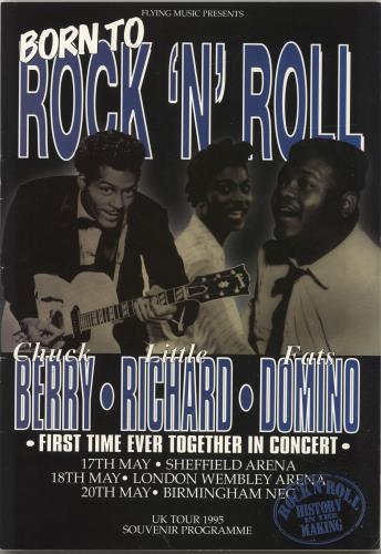 Chuck Berry Born To Rock 'N' Roll tour programme UK CHKTRBO696237