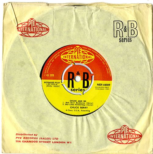 Chuck Berry Chuck & Bo E.P. 7" vinyl single (7 inch record / 45) UK CHK07CH610696