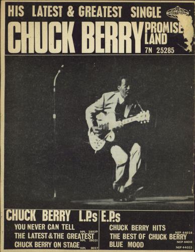 Chuck Berry Chuck Berry Souvenir Programme tour programme UK CHKTRCH774584