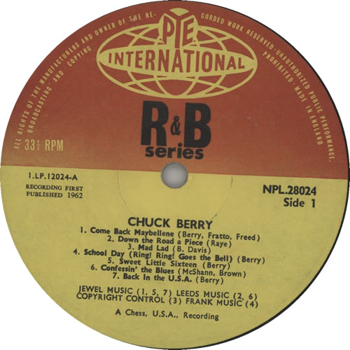 Chuck Berry Chuck Berry vinyl LP album (LP record) UK CHKLPCH351398