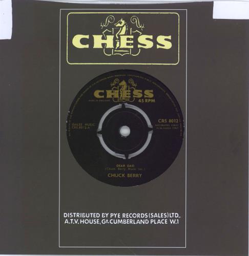 Chuck Berry Dear Dad - 4pr 7" vinyl single (7 inch record / 45) UK CHK07DE296619