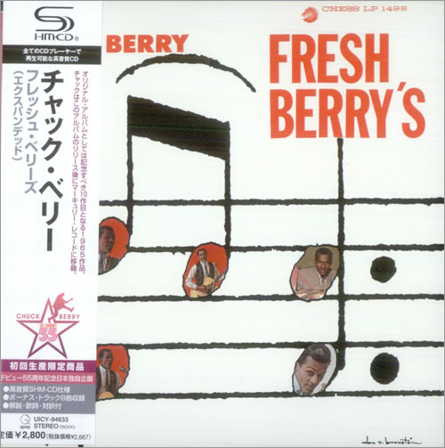 Chuck Berry Fresh Berry's SHM CD Japanese CHKHMFR521686
