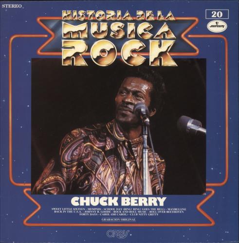 Chuck Berry Historia De La Musica Rock 20 vinyl LP album (LP record) Spanish CHKLPHI745788
