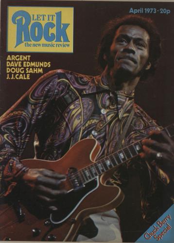 Chuck Berry Let It Rock - April 1973 magazine UK CHKMALE680981