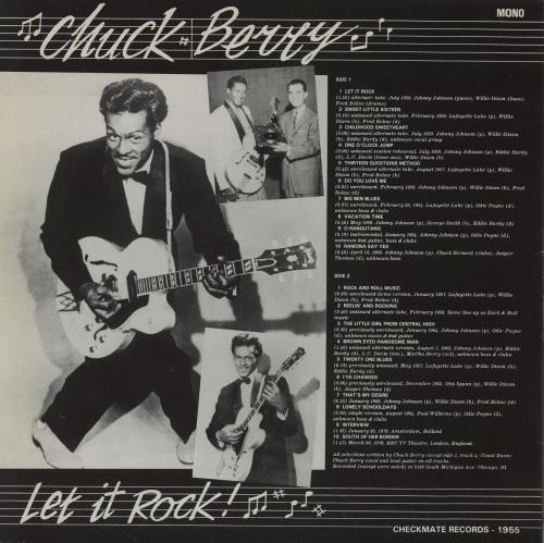 Chuck Berry Let It Rock vinyl LP album (LP record) UK CHKLPLE754906
