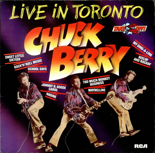 Chuck Berry Live In Toronto vinyl LP album (LP record) German CHKLPLI501432