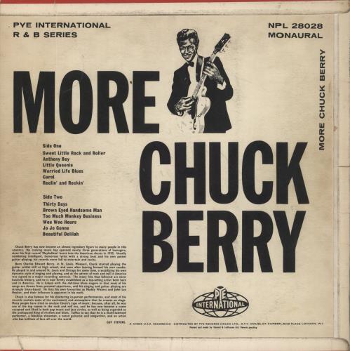 Chuck Berry More - VG vinyl LP album (LP record) UK CHKLPMO847718