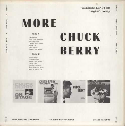 Chuck Berry More vinyl LP album (LP record) UK CHKLPMO775825