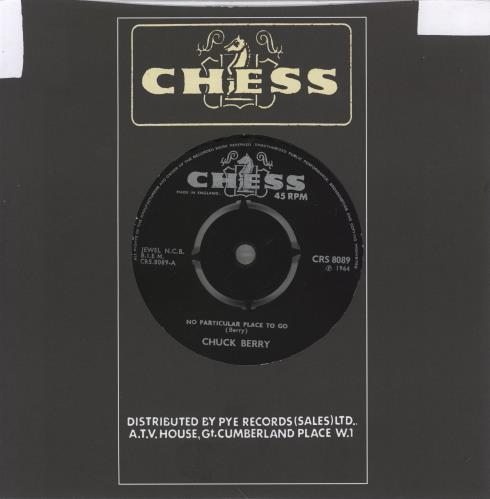 Chuck Berry No Particular Place To Go - 4pr 7" vinyl single (7 inch record / 45) UK CHK07NO768312