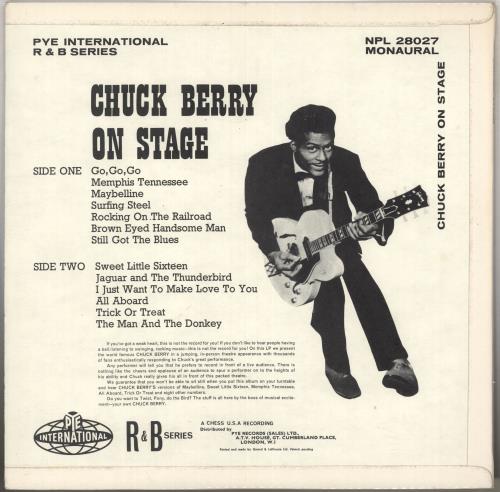 Chuck Berry On Stage vinyl LP album (LP record) UK CHKLPON741033