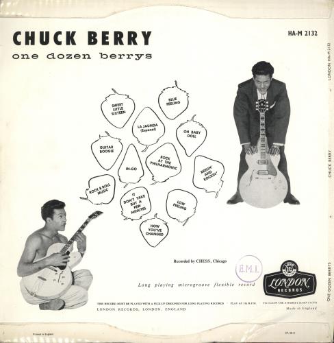 Chuck Berry One Dozen Berrys vinyl LP album (LP record) UK CHKLPON595202