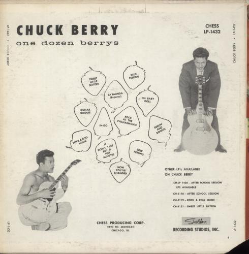 Chuck Berry One Dozen Berrys vinyl LP album (LP record) US CHKLPON882095