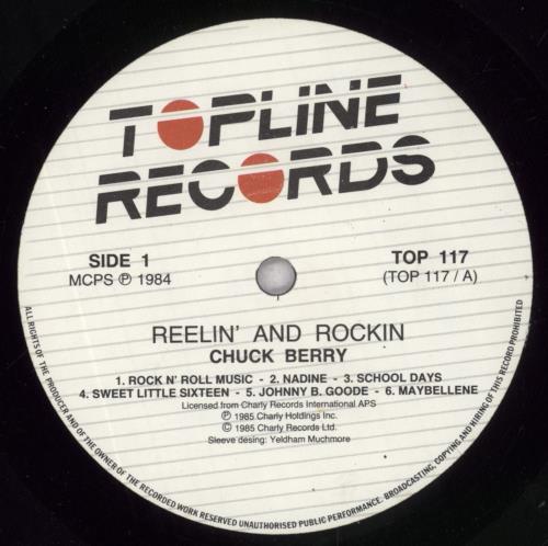 Chuck Berry Reelin' And Rockin' vinyl LP album (LP record) UK CHKLPRE838963
