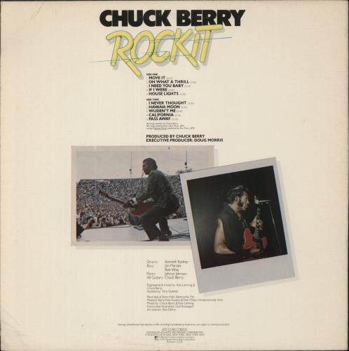 Chuck Berry Rockit vinyl LP album (LP record) US CHKLPRO363433