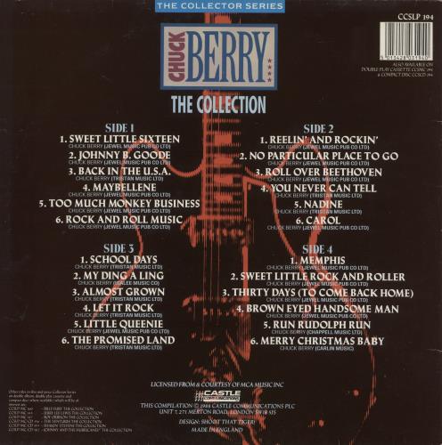 Chuck Berry The Collection 2-LP vinyl record set (Double LP Album) UK CHK2LTH494969