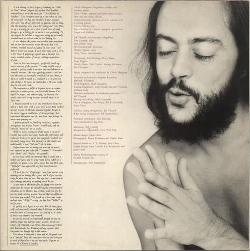 Chuck Mangione Children Of Sanchez - Misprinted Sleeve 2-LP vinyl record set (Double LP Album) UK CMG2LCH690699