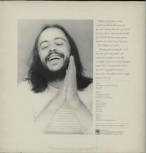 Chuck Mangione Children Of Sanchez 2-LP vinyl record set (Double LP Album) UK CMG2LCH445782