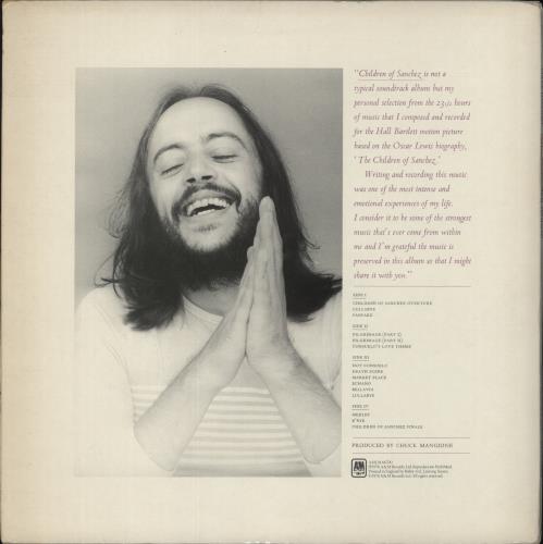 Chuck Mangione Children Of Sanchez 2-LP vinyl record set (Double LP Album) UK CMG2LCH445782