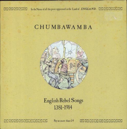 Chumbawamba English Rebel Songs 1381-1914 - 2nd vinyl LP album (LP record) UK CHMLPEN98825