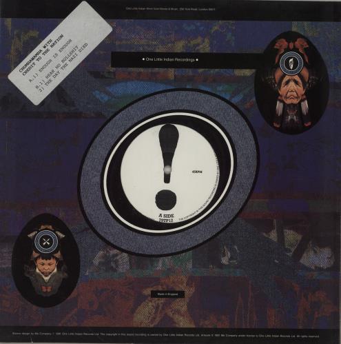 Chumbawamba Enough Is Enough - p/s variant 12" vinyl single (12 inch record / Maxi-single) UK CHM12EN755727