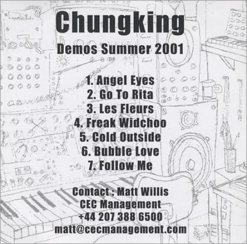Chungking Demos Summer 2001 CD single (CD5 / 5") UK CGKC5DE425751