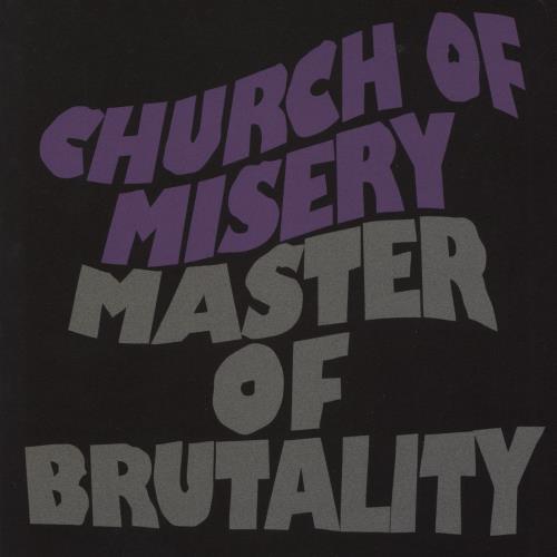 Church Of Misery Master Of Brutality - Gold Sparkle Vinyl 2-LP vinyl record set (Double LP Album) UK 9O02LMA868077