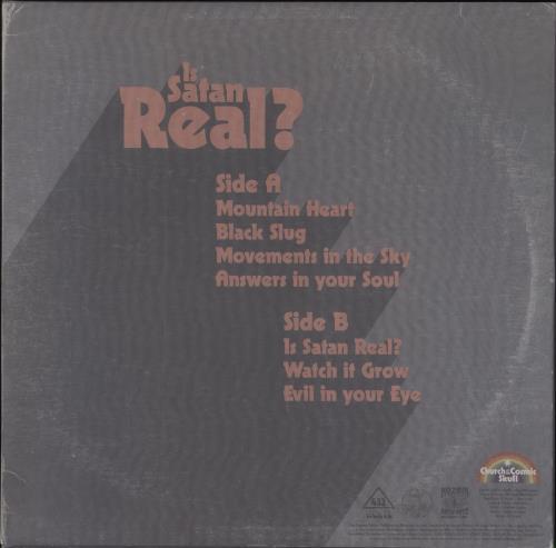 Church Of The Cosmic Skull Is Satan Real? - Clear Vinyl vinyl LP album (LP record) German 68VLPIS835087