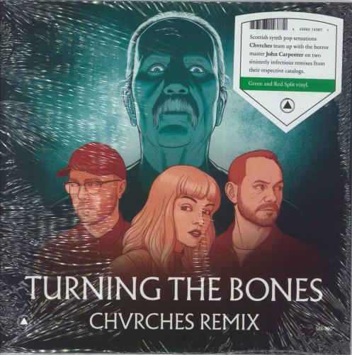 Chvrches Good Girls / Turning The Bones [Remix] - Green and Red Split Vinyl - Sealed 7" vinyl single (7 inch record / 45) US E2007GO848622